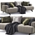 Poliform TRIBECA Sofa 3D model small image 4