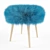 Luxe Lamb Fur Chair Stool 3D model small image 4