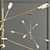 Rivet Mid-Century Pendant Chandelier 3D model small image 2