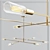 Rivet Mid-Century Pendant Chandelier 3D model small image 3