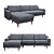 Modern Comfort: Modsy Corner Sofa by Normod 3D model small image 1