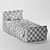 Flexteam Step Single Bed 3D model small image 5