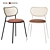 Piper Upholstered Chair: Modern Comfort 3D model small image 1