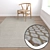 Luxury Texture Carpets Set 3D model small image 5