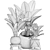 Exotic Houseplants Collection 3D model small image 5