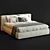 LuxiSleep Flann Bed: Soft, Plush Comfort 3D model small image 2