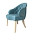 Elegant Versaille Chair - Premium Quality 3D model small image 1