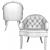 Elegant Versaille Chair - Premium Quality 3D model small image 3
