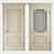 Elegant Alexandria Door 3D model small image 1