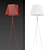 CVL Solitaire Floor Lamp: Elegant Illumination 3D model small image 2