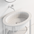 Elegant Oval Washbasin & Mirror 3D model small image 4