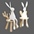 Joseph Bunny Lamp: Adorable and Illuminating! 3D model small image 5