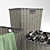 Tidy Trio: Multi-Bin Laundry Baskets 3D model small image 3