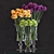 Allium Blossom: VG Newtrend Vases 3D model small image 1