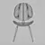 Gariart Leather Chair 3D model small image 4