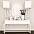 Elegant Gold Harvey Console: Perfect for Glamorous Spaces 3D model small image 3