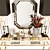 Elegant Gold Harvey Console: Perfect for Glamorous Spaces 3D model small image 9