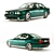 Classic BMW M5 (e34) Sedan 3D model small image 4