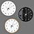 Modern Minimalist Wall Clock  3D model small image 1