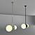 Elegant Biba Suspension Light by TATO Italia 3D model small image 2