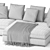 LEONARD: Elegant Minotti Sofa 3D model small image 3