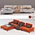 3Dmax Sofa Lasiliya | Vray & Corona Compatible 3D model small image 1