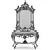 Elegant Vintage Console: Polygons 185,954 3D model small image 3