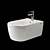 Ceramica Nova Simple Hanging Bidet 3D model small image 1