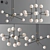 Elegant Crystal Chandelier: Vector-Style Lighting 3D model small image 1