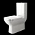 Ceramica Nova Access CN1501: Floor-Mounted Toilet 3D model small image 1