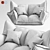 Comfy Sofa: High Detail, 3D Max Files 3D model small image 3