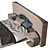 Title: Prisma Bed - Stylish and Functional 3D model small image 2