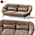 Versatile Sofa Set 3D model small image 1