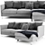 BoConcept Indivi Chaise Longue Sofa 3D model small image 2