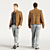 Realistic 3D Scanned Man - 3 Variations 3D model small image 9