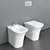 Elegant and modern Cabo WC 3D model small image 1