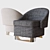 Sleek Lawson Lounge Armchair 3D model small image 2