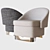 Sleek Lawson Lounge Armchair 3D model small image 3