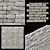 Splinter Brick Wall Decor 3D model small image 2