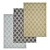 Luxury Carpet Set: High-Quality Textures 3D model small image 1