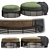 Lolah Rattan Indoor Ottoman 3D model small image 1