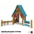 Kompan Theatre & Music Cottage - Immersive Play Experience 3D model small image 1