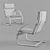 Ultimate Comfort: JYSK TUNE Armchair 3D model small image 4