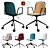 Cavatina Office Chair Set - Stylish and Ergonomic 3D model small image 1