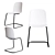 Steelcase Cavatina Office Chair Set - Stylish and Ergonomic 3D model small image 5