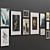 Elegant Interior Picture Frames - Set of 12 3D model small image 4