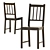 Classy Dining Set: IEKA Bekant Table & Leifarne Chairs 3D model small image 5