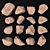 Polygons 175K, Textured River Stone 3D model small image 3