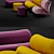 Dumbo Velvet and Leather Sofa 3D model small image 2