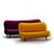 Dumbo Velvet and Leather Sofa 3D model small image 12